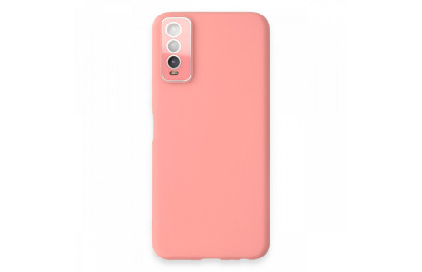 Newface Vivo Y20 Kılıf Lansman Glass Kapak - Pembe