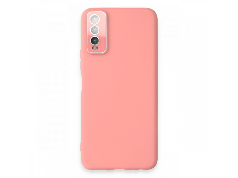 Newface Vivo Y20 Kılıf Lansman Glass Kapak - Pembe