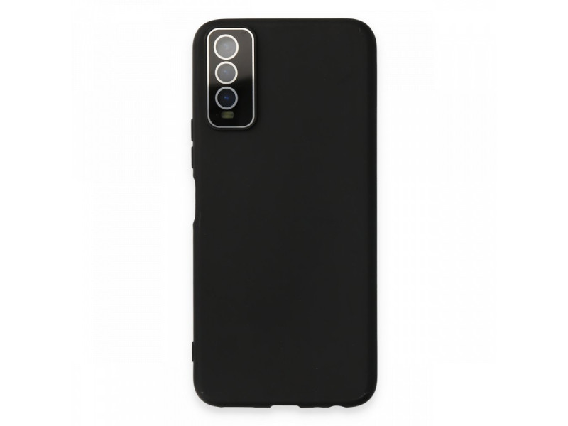 Newface Vivo Y20 Kılıf Lansman Glass Kapak - Siyah