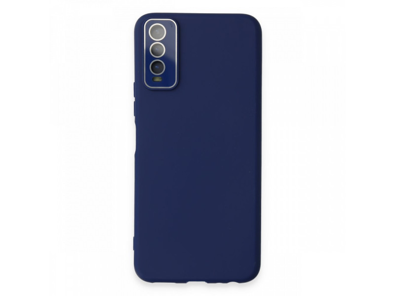 Newface Vivo Y20 Kılıf Lansman Glass Kapak - Sky Blue