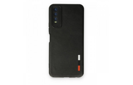 Newface Vivo Y20 Kılıf Loop Deri Silikon - Siyah