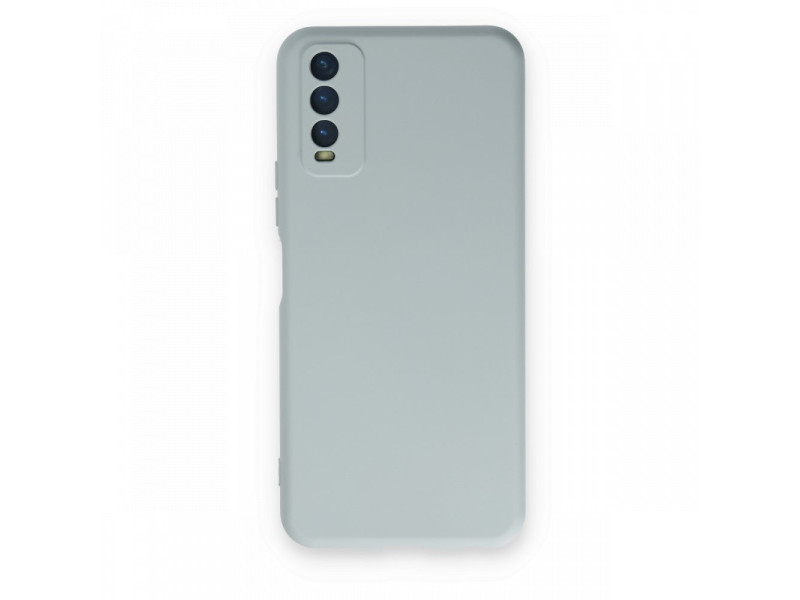 Newface Vivo Y20 Kılıf Nano içi Kadife Silikon - Buz Mavisi