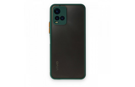 Newface Vivo Y21 Kılıf Montreal Silikon Kapak - Yeşil