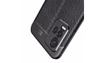Newface Vivo Y21S Kılıf Focus Derili Silikon - Siyah
