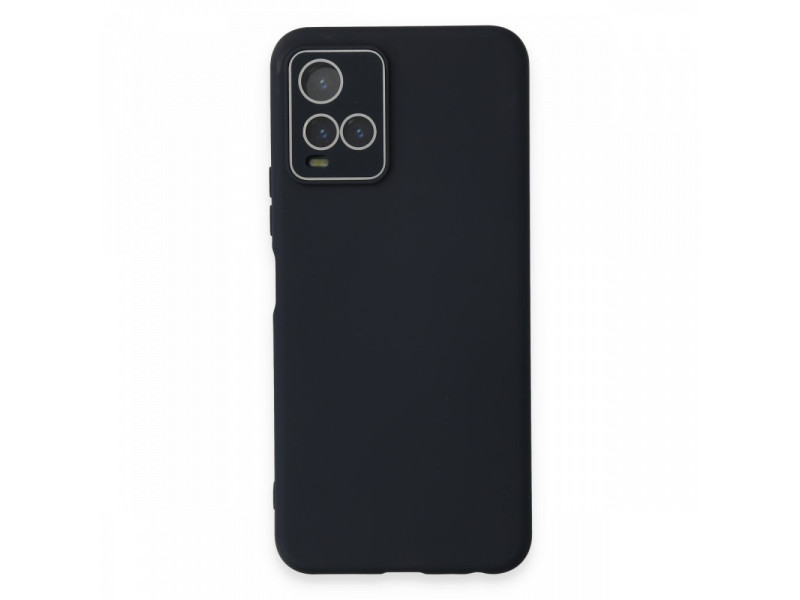 Newface Vivo Y21S Kılıf Lansman Glass Kapak - Lacivert