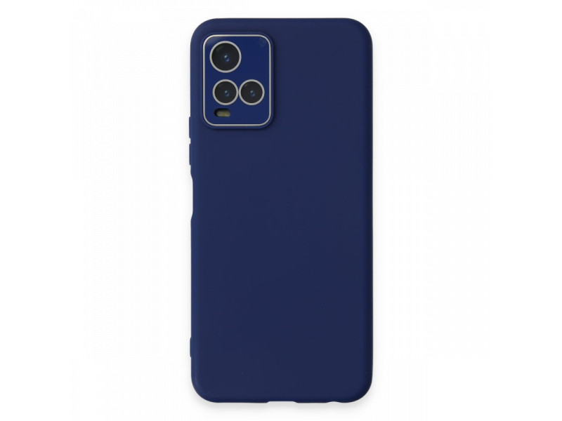 Newface Vivo Y21S Kılıf Lansman Glass Kapak - Sky Blue