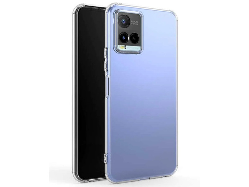 Newface Vivo Y21S Kılıf Lüx Şeffaf Silikon