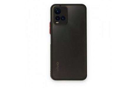 Newface Vivo Y21S Kılıf Montreal Silikon Kapak - Siyah
