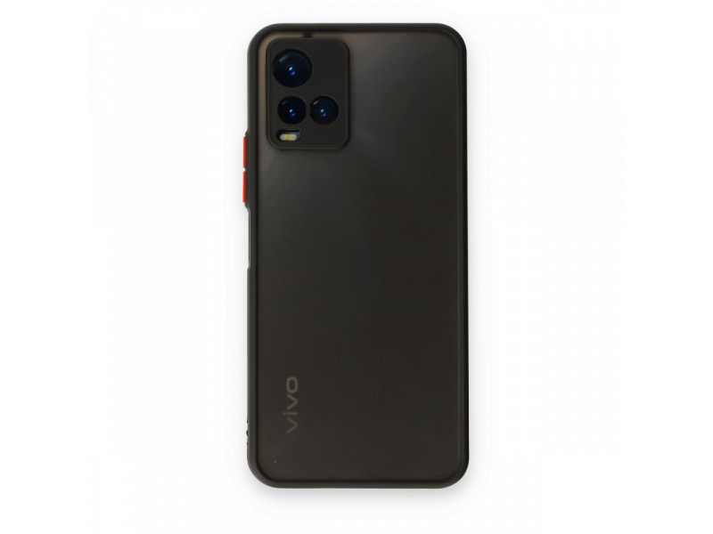 Newface Vivo Y33S Kılıf Montreal Silikon Kapak - Siyah