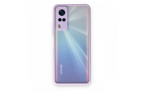 Newface Vivo Y51A Kılıf Montreal Silikon Kapak - Mor