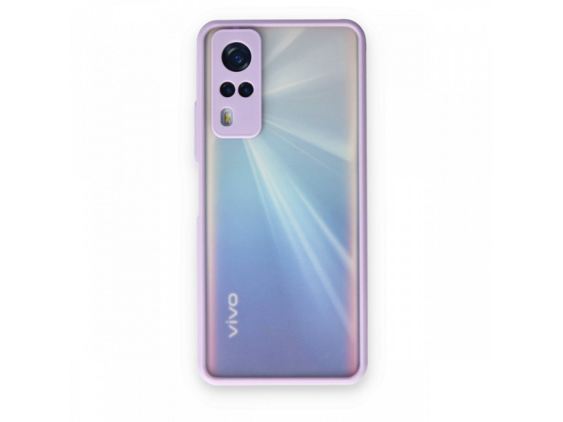 Newface Vivo Y51A Kılıf Montreal Silikon Kapak - Mor