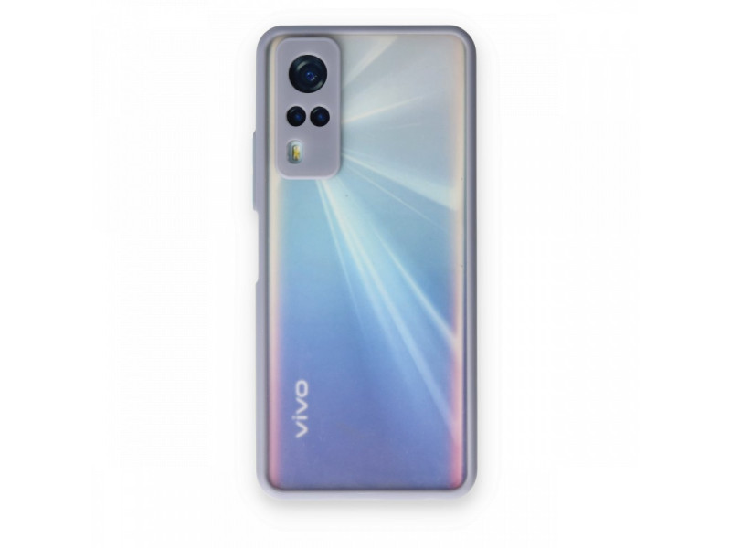 Newface Vivo Y53S Kılıf Montreal Silikon Kapak - Gri