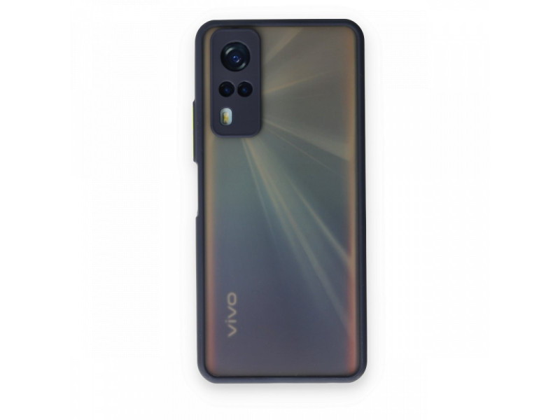 Newface Vivo Y53S Kılıf Montreal Silikon Kapak - Lacivert