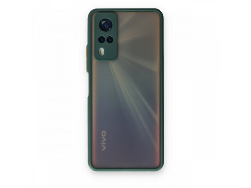 Newface Vivo Y53S Kılıf Montreal Silikon Kapak - Yeşil
