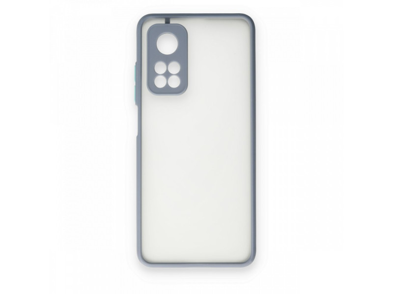 Newface Xiaomi Mi 10T Pro Kılıf Montreal Silikon Kapak - Gri