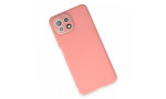 Newface Xiaomi Mİ 11 Lite Kılıf Lansman Glass Kapak - Pembe