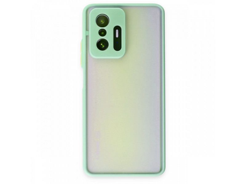 Newface Xiaomi Mi 11T Kılıf Montreal Silikon Kapak - Turkuaz