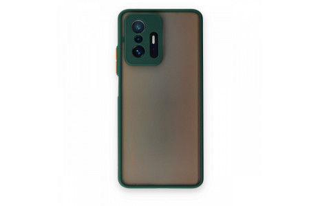 Newface Xiaomi Mi 11T Kılıf Montreal Silikon Kapak - Yeşil