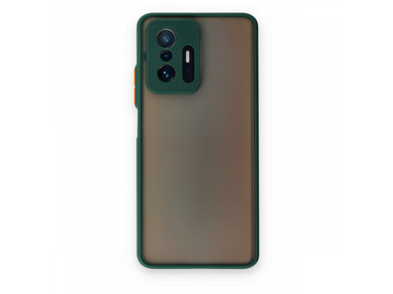Newface Xiaomi Mi 11T Pro Kılıf Montreal Silikon Kapak - Yeşil