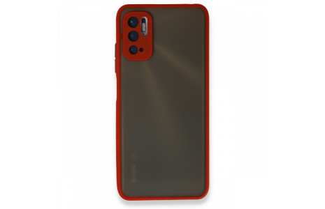 Newface Xiaomi Poco M3 Pro Kılıf Montreal Silikon Kapak - Kırmızı