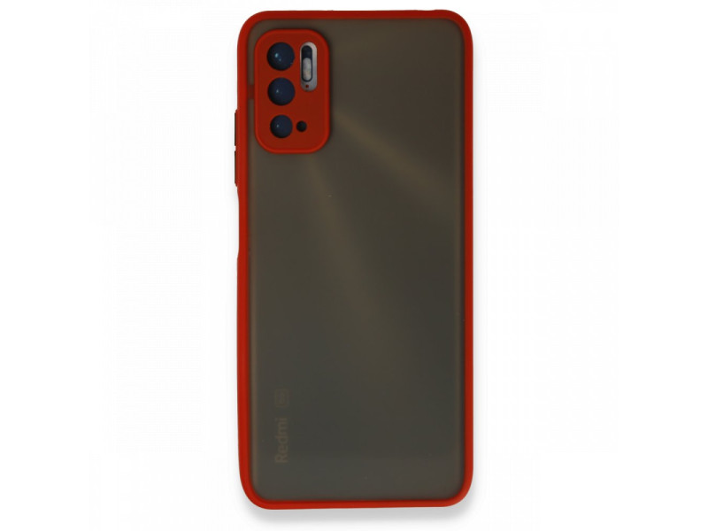 Newface Xiaomi Poco M3 Pro Kılıf Montreal Silikon Kapak - Kırmızı