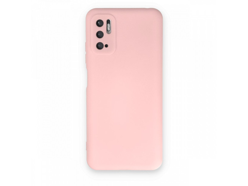 Newface Xiaomi Poco M3 Pro Kılıf Nano içi Kadife Silikon - Pudra