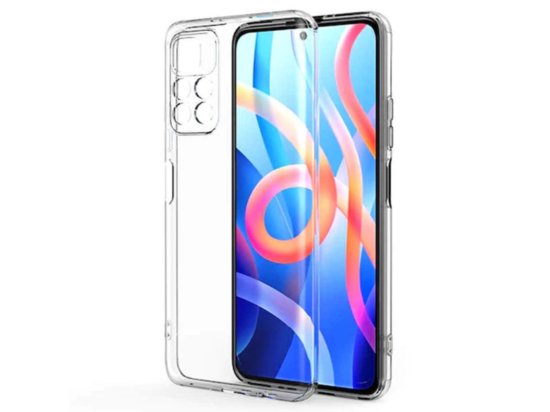 Newface Xiaomi Poco M4 Pro 5G Kılıf Lüx Şeffaf Silikon