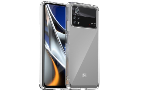 Newface Xiaomi Poco X4 Pro 5G Kılıf Lüx Şeffaf Silikon