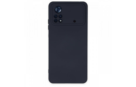 Newface Xiaomi Poco X4 Pro 5G Kılıf Nano içi Kadife Silikon - Lacivert