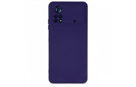 Newface Xiaomi Poco X4 Pro 5G Kılıf Nano içi Kadife Silikon - Mor