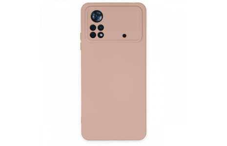 Newface Xiaomi Poco X4 Pro 5G Kılıf Nano içi Kadife Silikon - Pudra