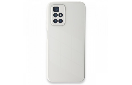 Newface Xiaomi Redmi 10 2022 Kılıf Glass Kapak - Beyaz