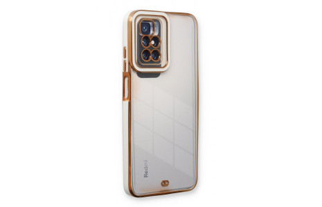 Newface Xiaomi Redmi 10 2022 Kılıf Liva Lens Silikon - Beyaz