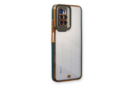 Newface Xiaomi Redmi 10 2022 Kılıf Liva Lens Silikon - Yeşil