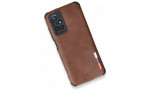 Newface Xiaomi Redmi 10 2022 Kılıf Loop Deri Silikon - Kahverengi