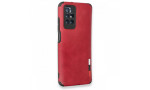 Newface Xiaomi Redmi 10 2022 Kılıf Loop Deri Silikon - Kırmızı