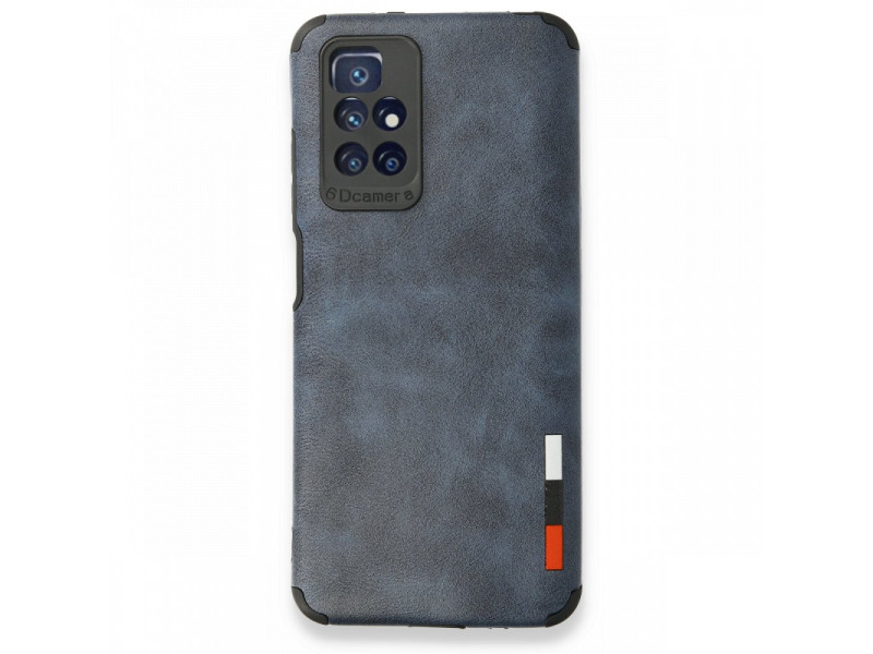 Newface Xiaomi Redmi 10 2022 Kılıf Loop Deri Silikon - Lacivert