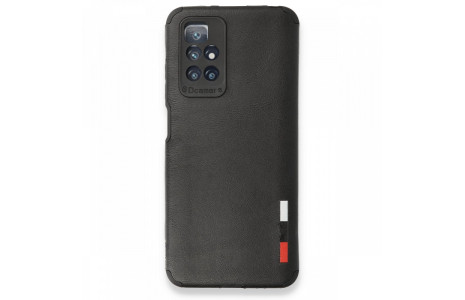 Newface Xiaomi Redmi 10 2022 Kılıf Loop Deri Silikon - Siyah