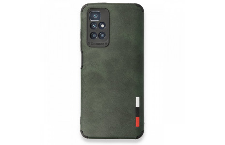 Newface Xiaomi Redmi 10 2022 Kılıf Loop Deri Silikon - Yeşil