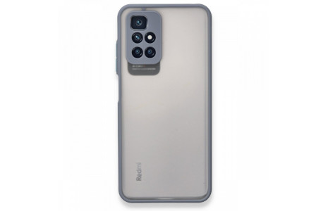 Newface Xiaomi Redmi 10 2022 Kılıf Montreal Silikon Kapak - Gri