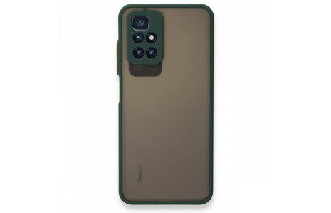 Newface Xiaomi Redmi 10 2022 Kılıf Montreal Silikon Kapak - Yeşil