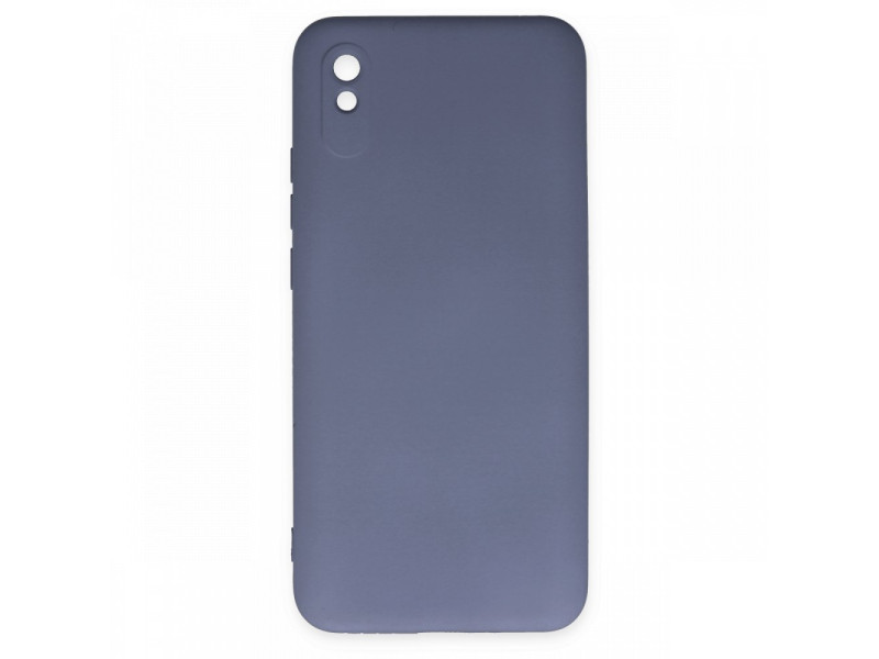 Newface Xiaomi Redmi 9A Kılıf Nano içi Kadife Silikon - Gri