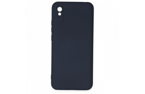 Newface Xiaomi Redmi 9A Kılıf Nano içi Kadife Silikon - Lacivert