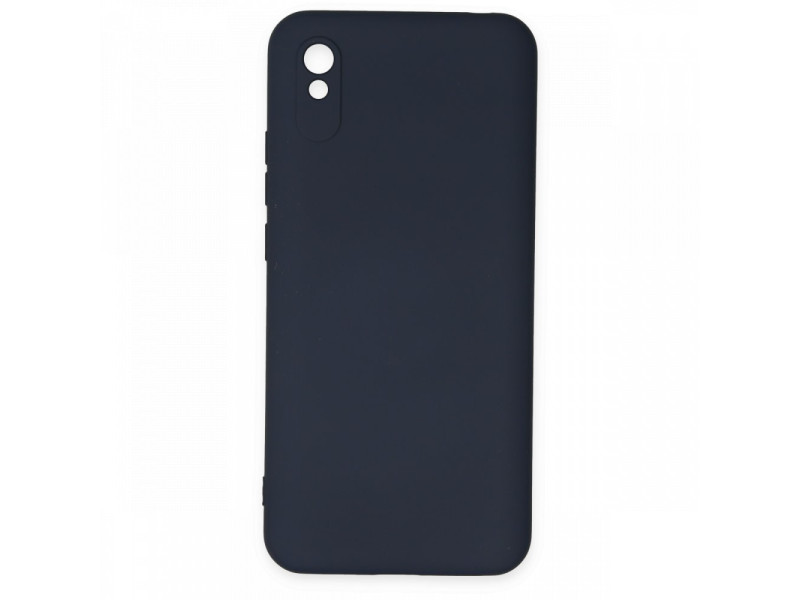 Newface Xiaomi Redmi 9A Kılıf Nano içi Kadife Silikon - Lacivert