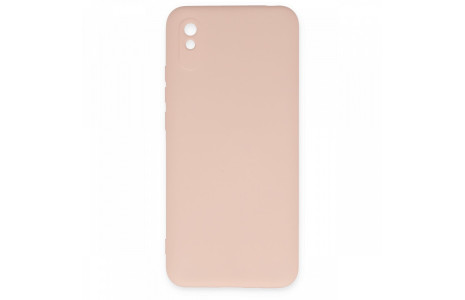 Newface Xiaomi Redmi 9A Kılıf Nano içi Kadife Silikon - Pudra