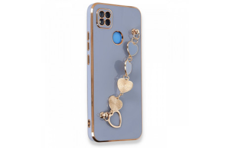Newface Xiaomi Redmi 9C Kılıf Esila Silikon - Gri