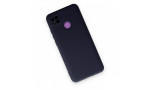 Newface Xiaomi Redmi 9C Kılıf Nano içi Kadife Silikon - Lacivert