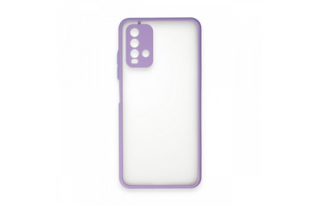 Newface Xiaomi Redmi 9T Kılıf Montreal Silikon Kapak - Mor