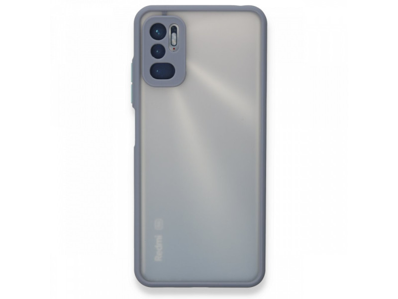 Newface Xiaomi Redmi Note 10 5G Kılıf Montreal Silikon Kapak - Gri