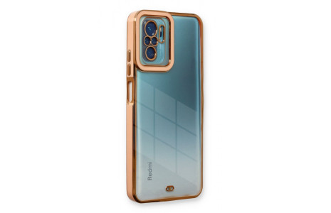 Newface Xiaomi Redmi Note 10S Kılıf Liva Lens Silikon - Rose